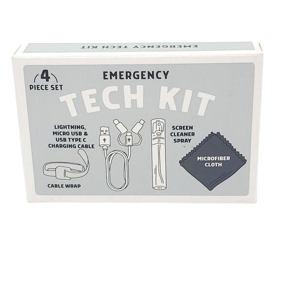 Kikkerland Emergency TechCare Kit Gift Christmas Smart Phones Tablets Electroni  - Picture 1 of 7